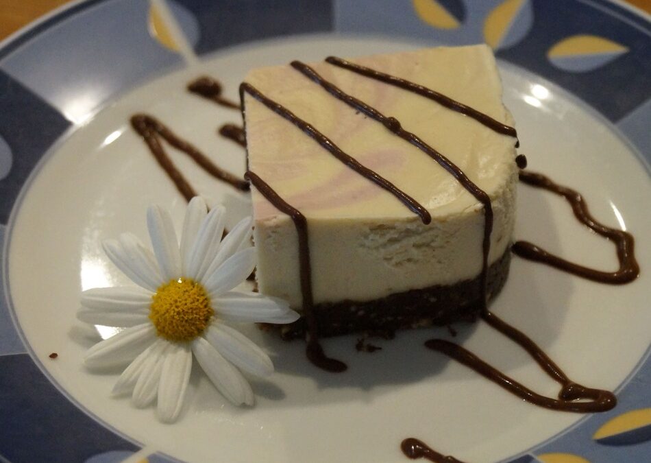 Rohe Erdbeer Cheesecake