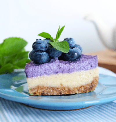 rohe Blaubeertorte